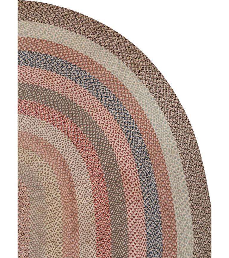 
A vintage American Braid Round rug handmade during the Late 20th century.

Measures: 12' 5
