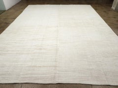 Alfombra Kilim Turca de Tejido Plano de Mediados del Siglo XX