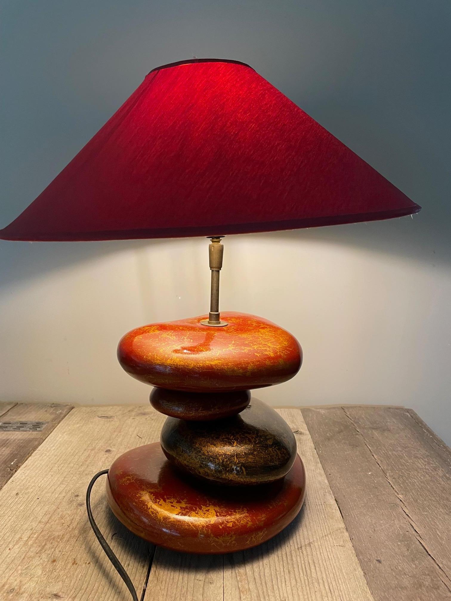 Modern Galet lamp by François Chatain For Sale
