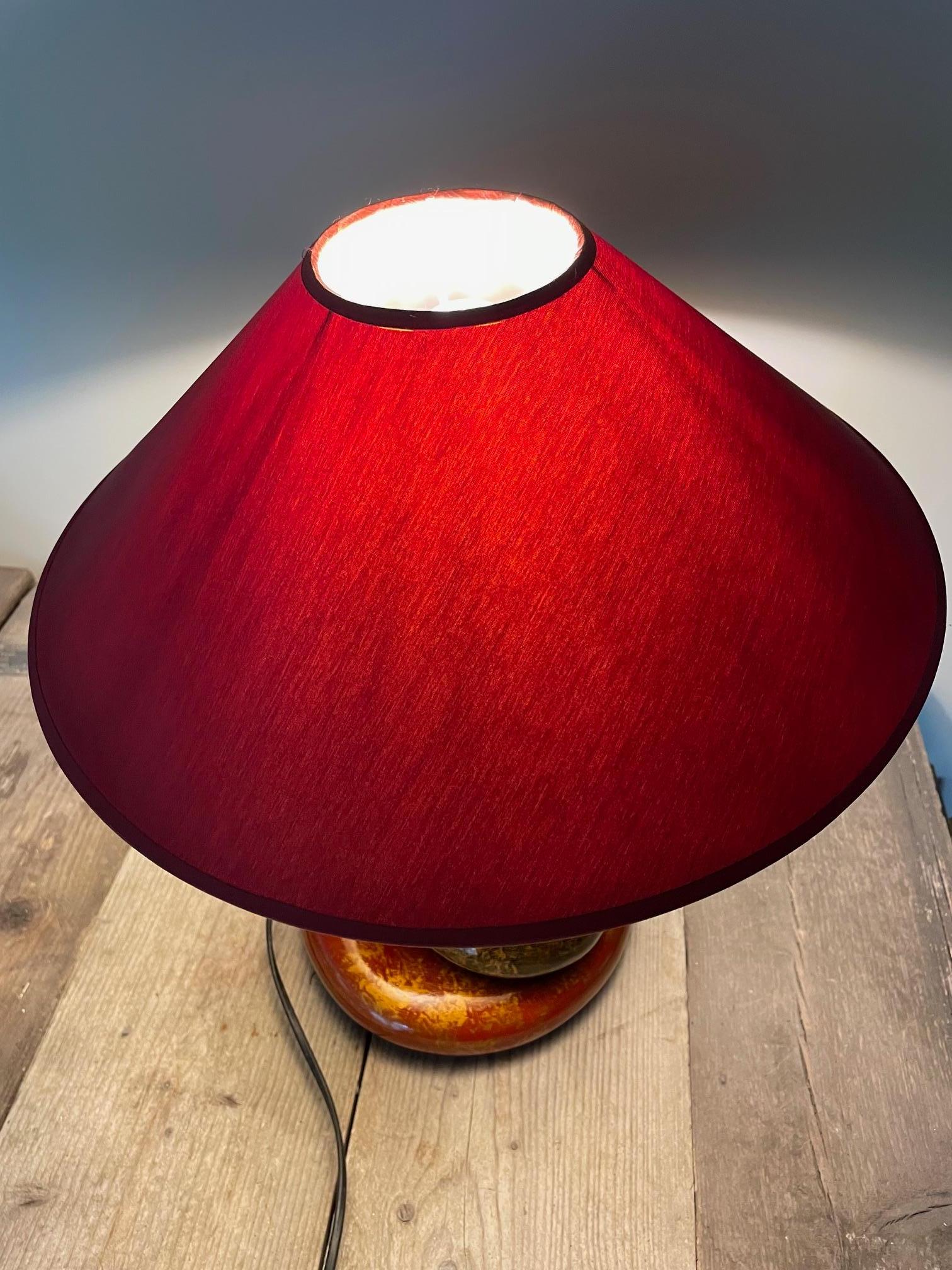 European Galet lamp by François Chatain For Sale