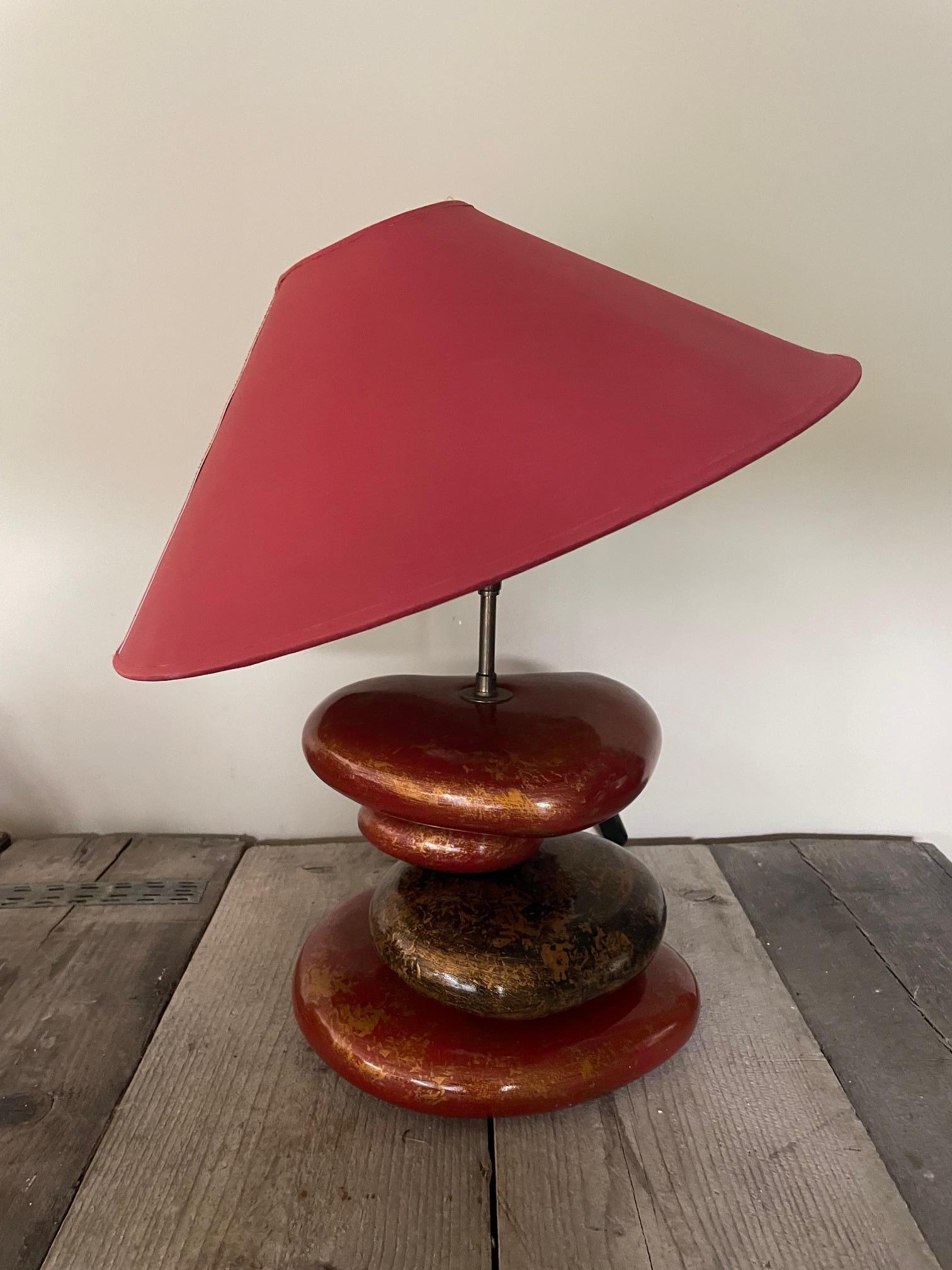 Late 20th Century Galet lamp by François Chatain For Sale