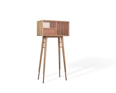Galgo Contemporary Cabinet in Brazilian Hardwood by Knót Artesanal