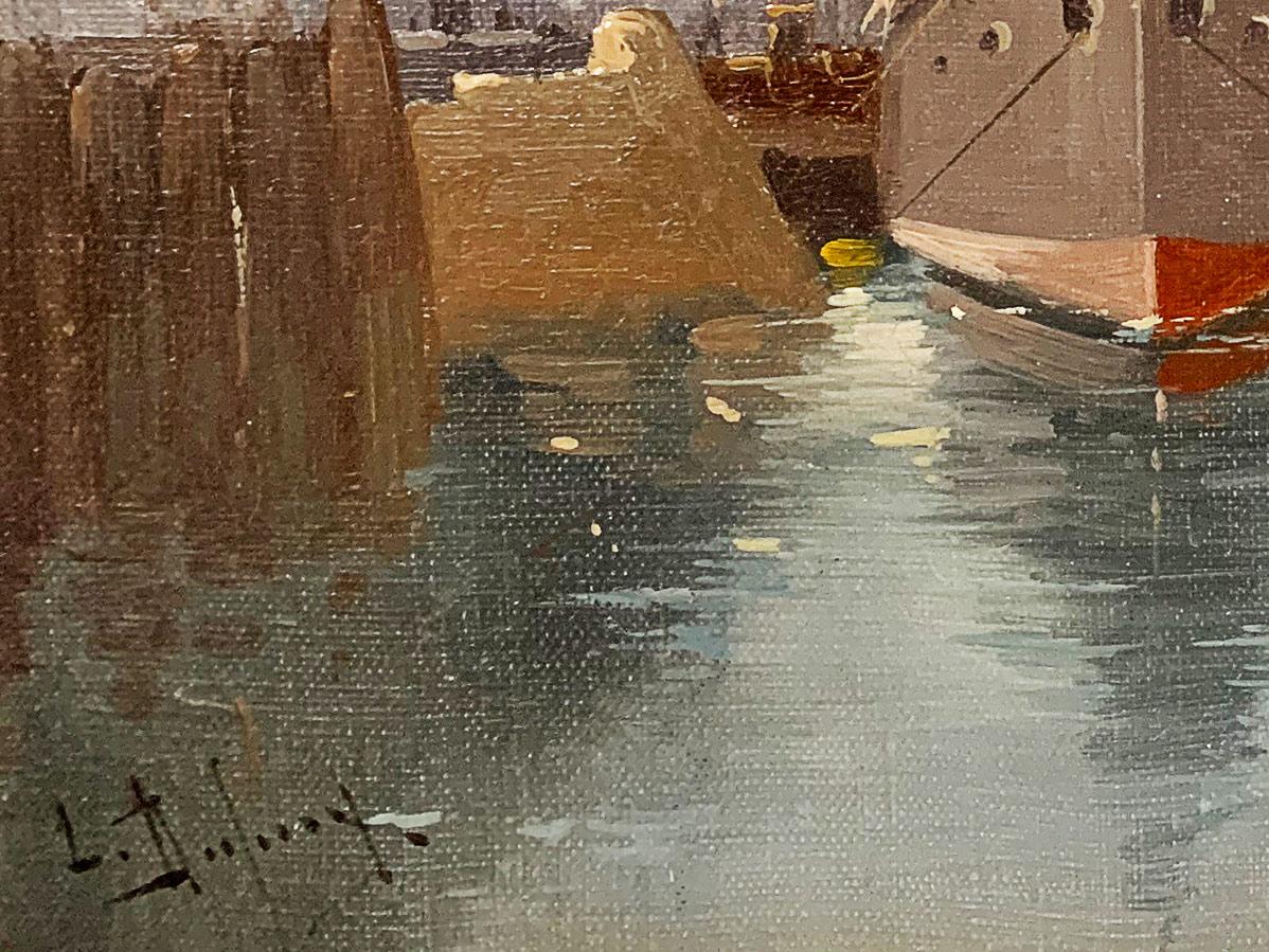 Hand-Painted Galien-Laloue Eugène Alias Léon Dupuy 
