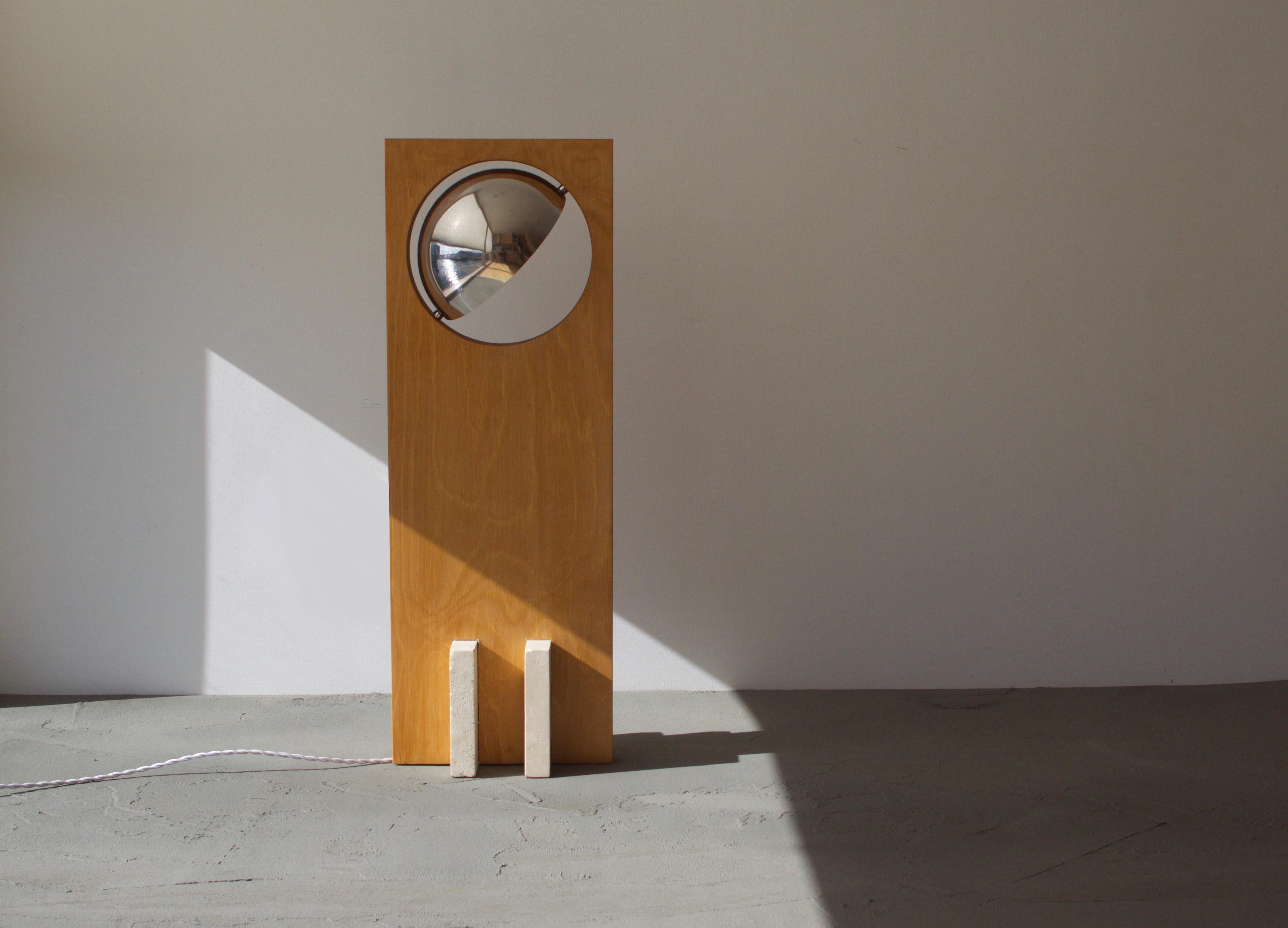Lámpara de pie Galileo 2.3 de Edoardo Lietti Studio Acero inoxidable en venta