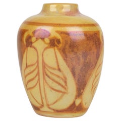 Galileo Chini – L’Art della Ceramica di Fontebuoni – Vaso con scarabeo lustrato