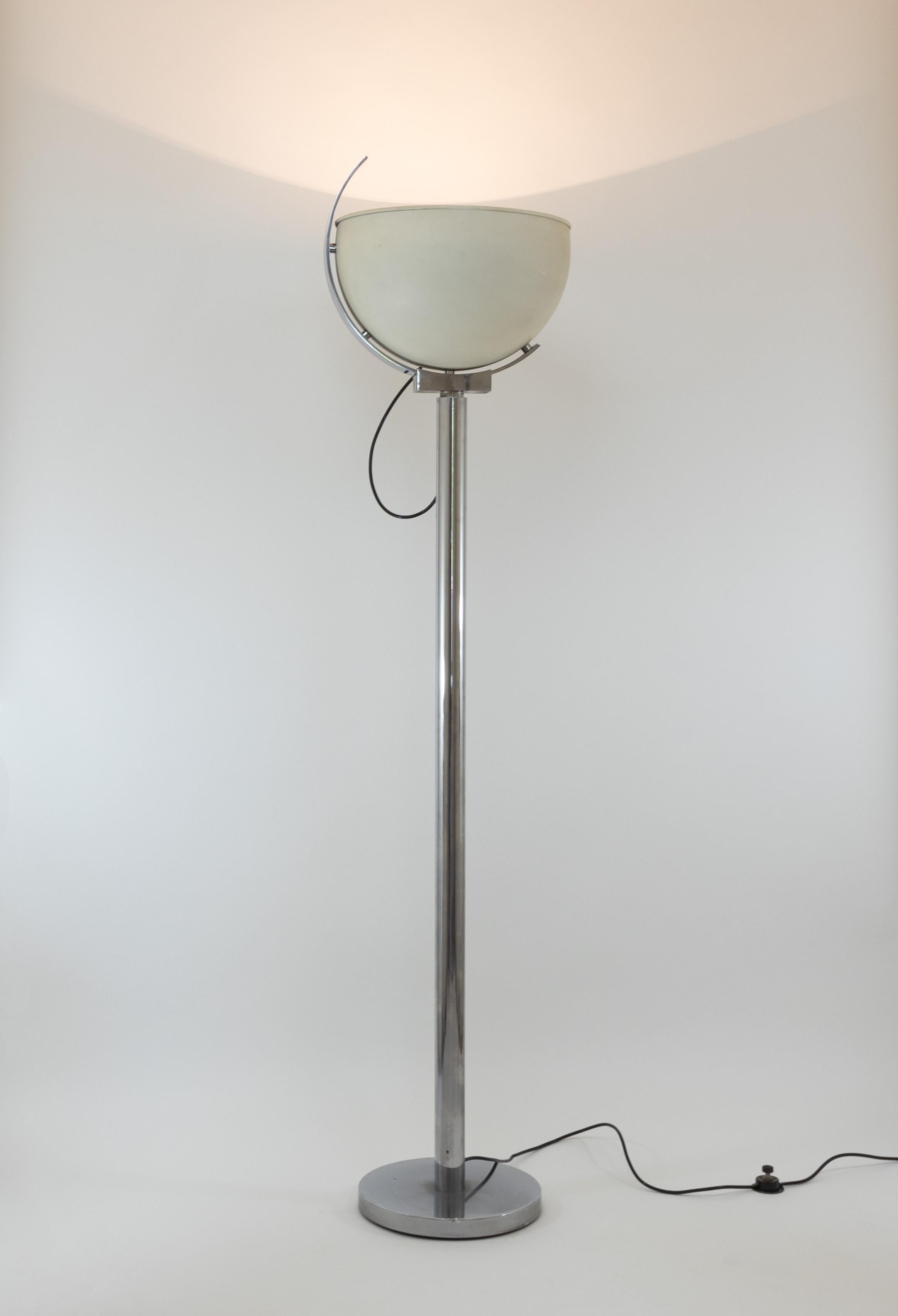 Lámpara de pie Galileo de Gianni Celada para Fontana Arte, años 70 Metal en venta