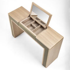 Galileo Lux Leather & Eucalyptus Vanity Desk