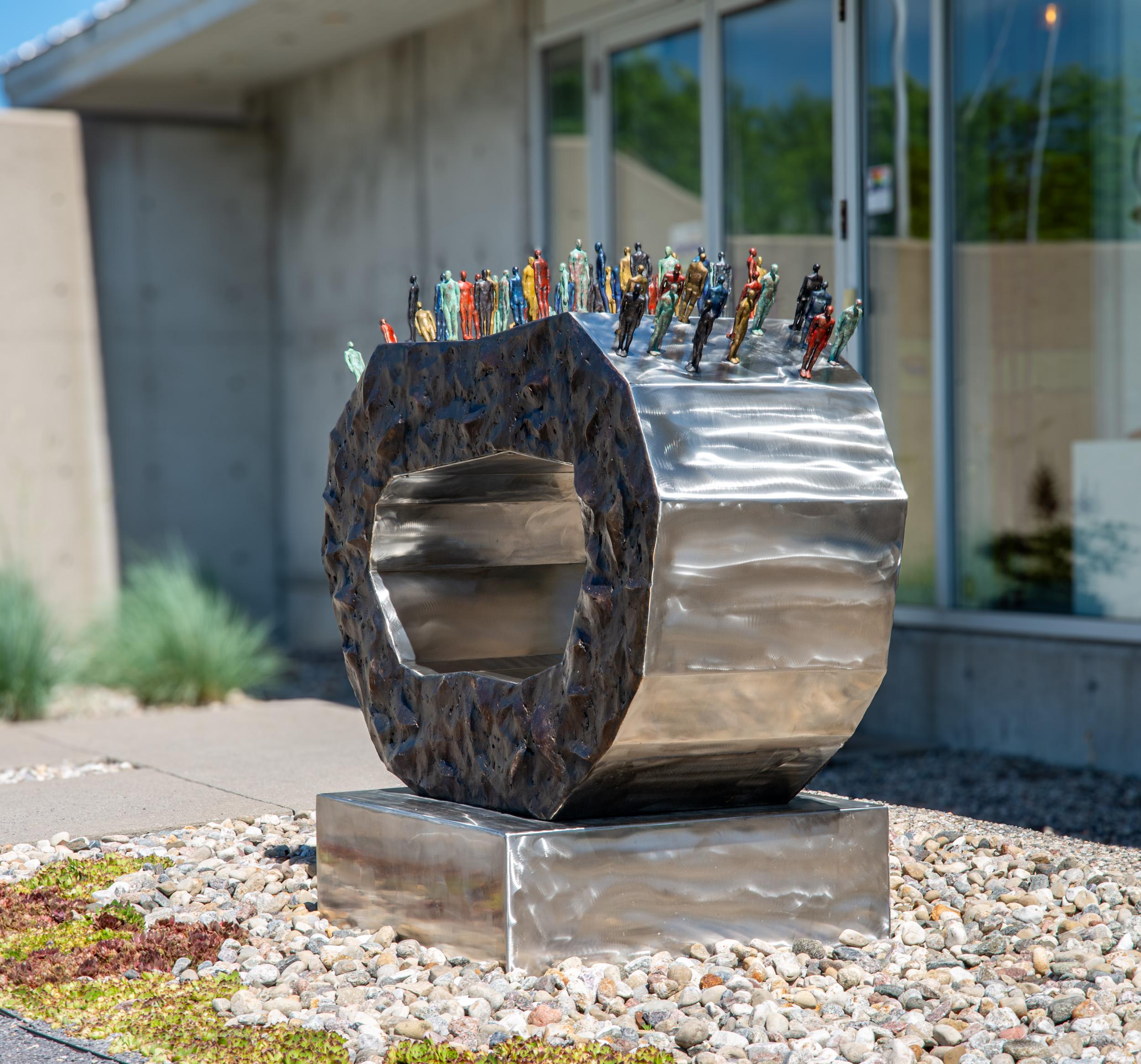Myriad: Sculture figurative in bronzo e Steele forgiati a mano - Sculpture di Galina Stetco