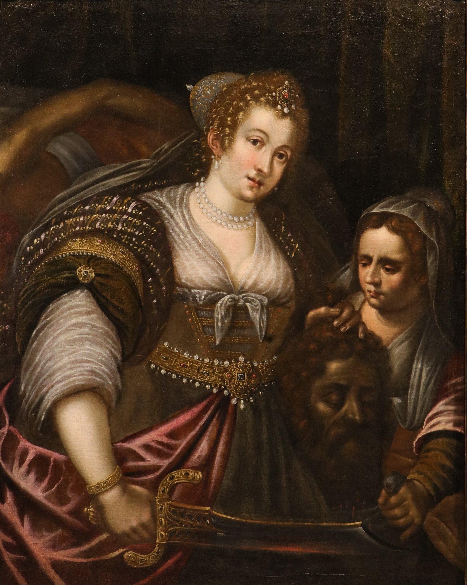 Victorious Judith Galizia Fede Paint 17th Century Oil on canvas Old master Italy