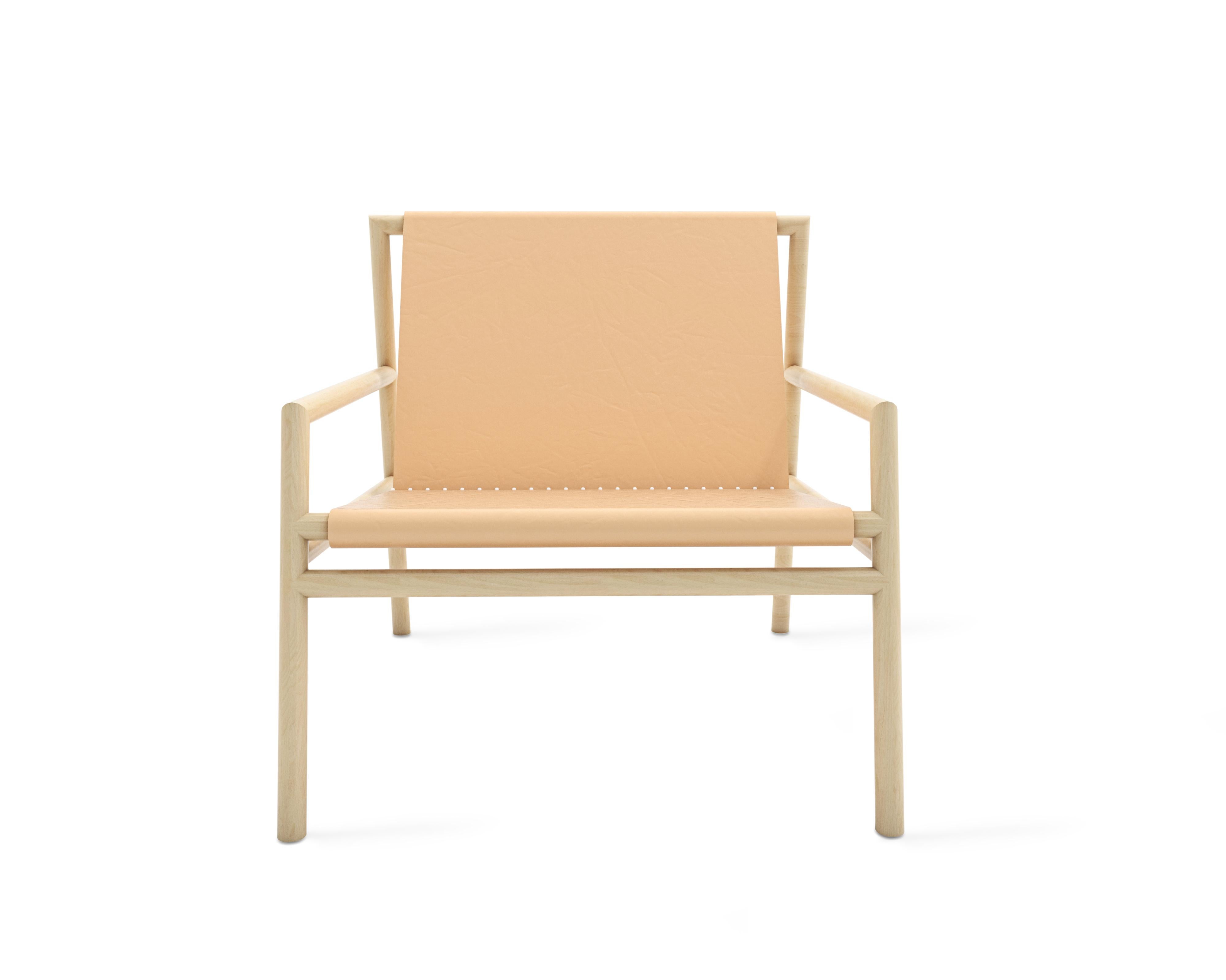 Chaise longue simple, minimale et épurée.
 