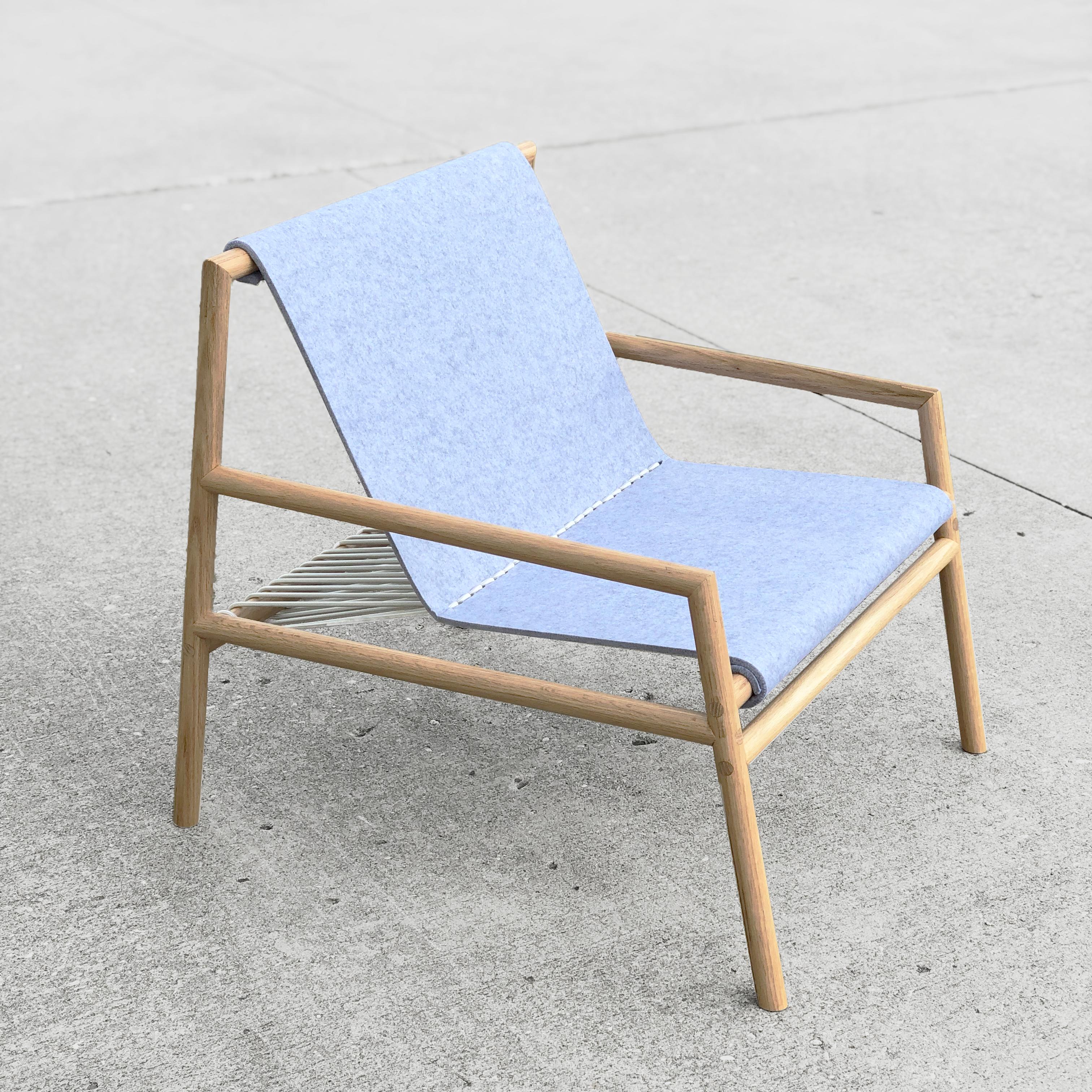 Simple, minimal and clean lounge chair.
 