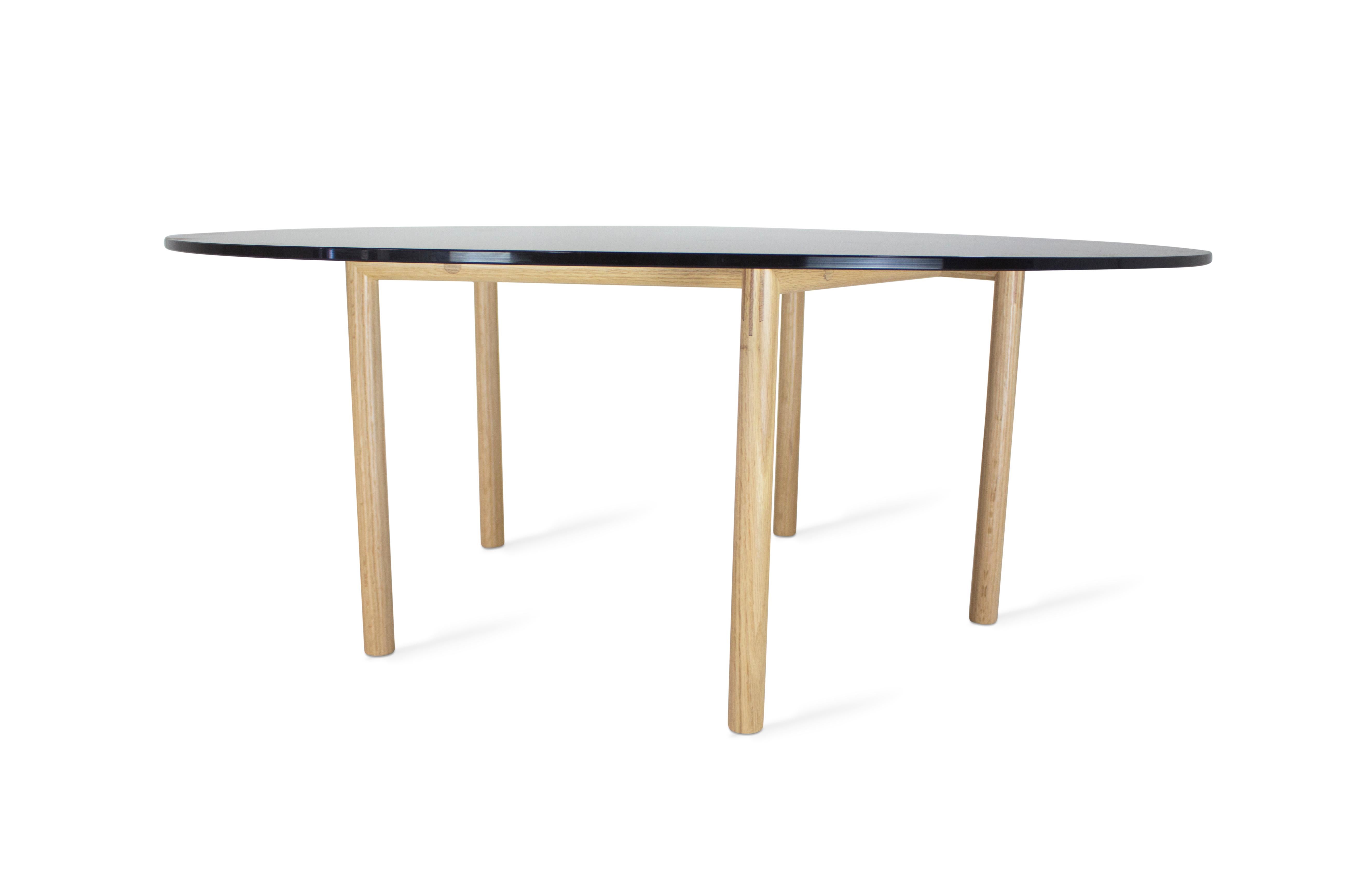 Scandinavian inspired coffee table. Simple, minimal and sleek coffee table.
 