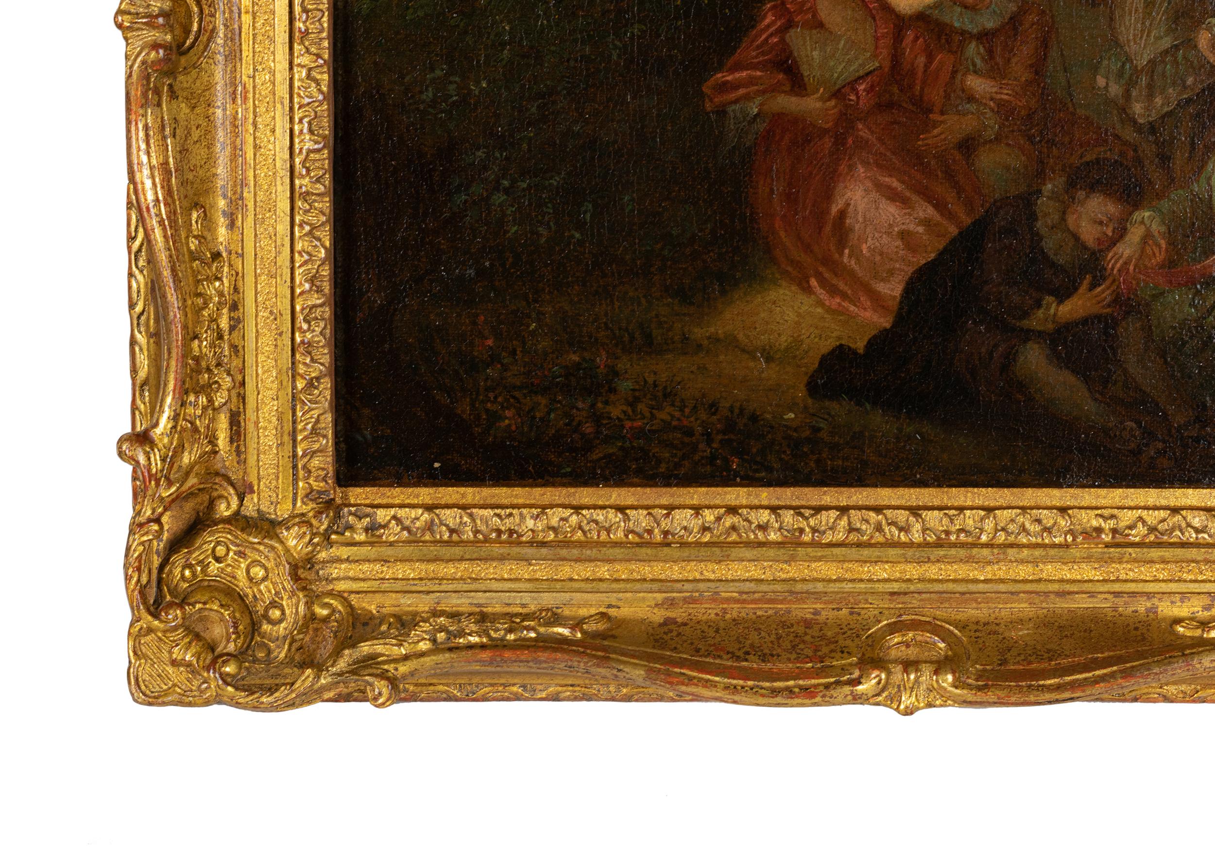 Gallant-Szenegemälde von Philippe Mercier, 18. Jahrhundert (Barock) im Angebot