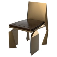 "Gallardo" Chair with Patina Bronze 