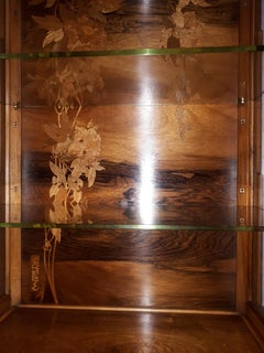 Gallé Art Nouveau vitrine