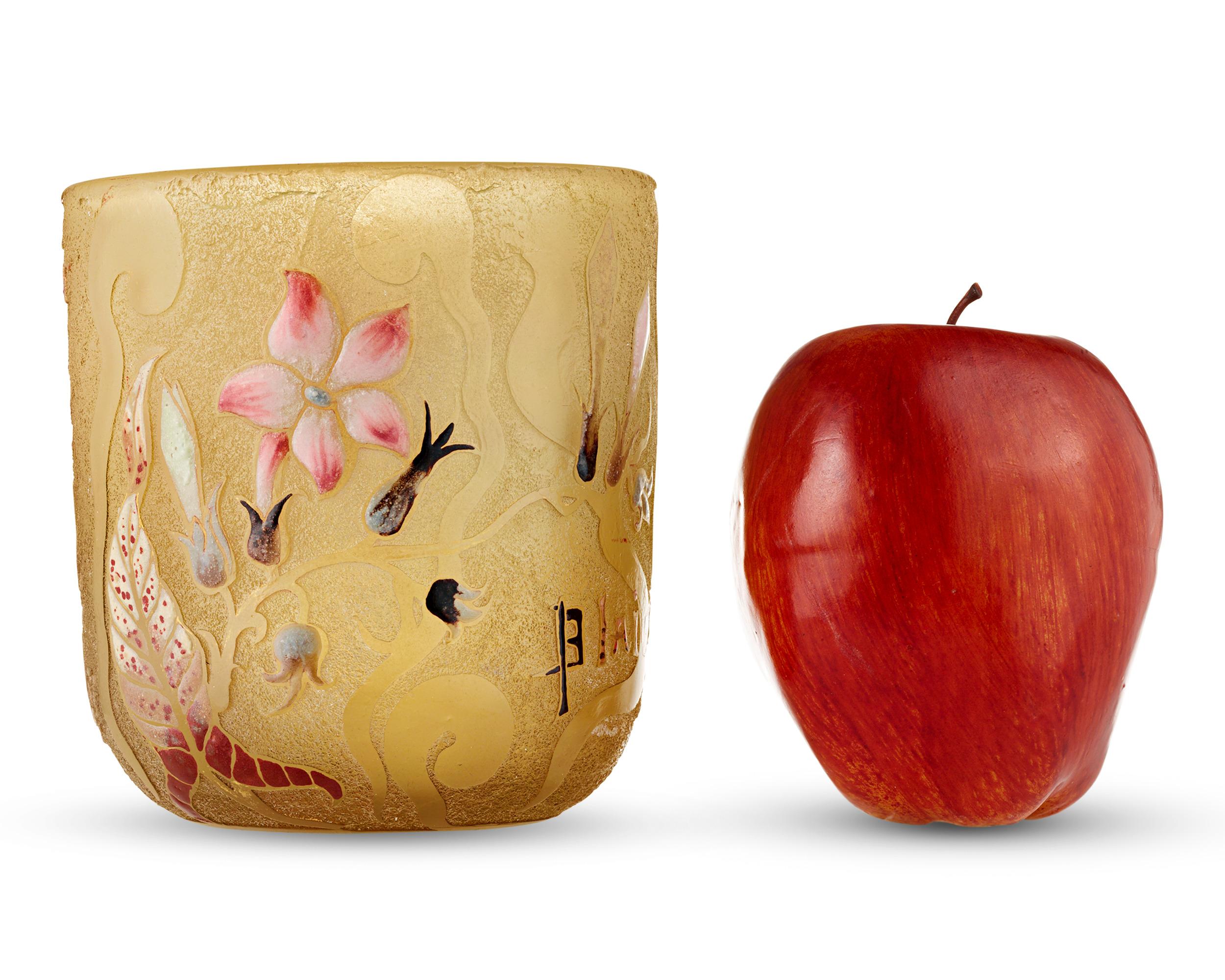 Gallé Jugendstil-Vase (Französisch) im Angebot