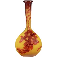 Gallé Banjo Vase