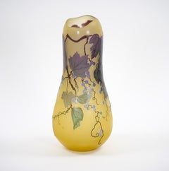 Galle Cameo Glass Art Nouveau Vase