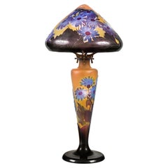 Gallé Cameo Glass Table Lamp