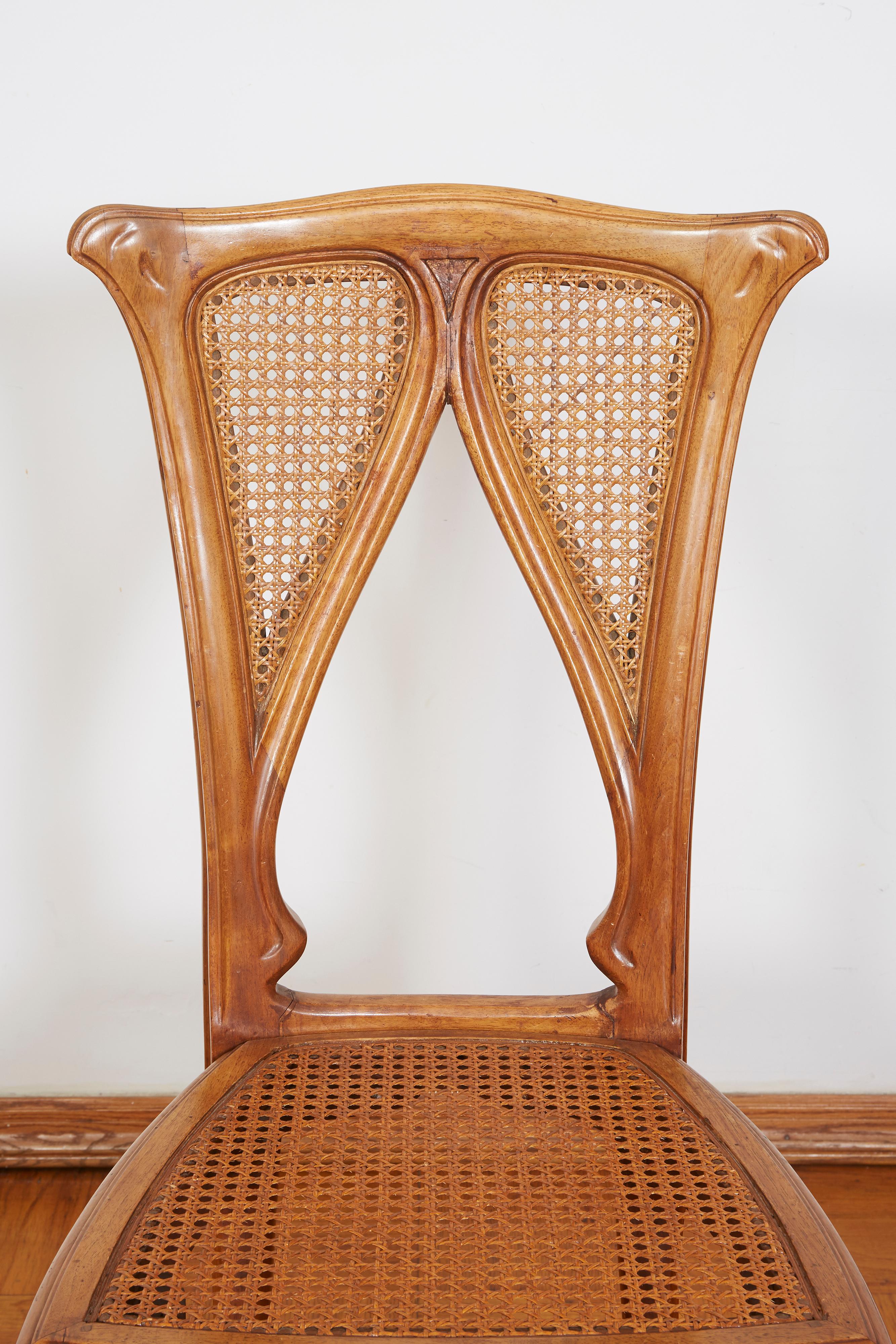 French Galle Dining Room Chairs For Sale