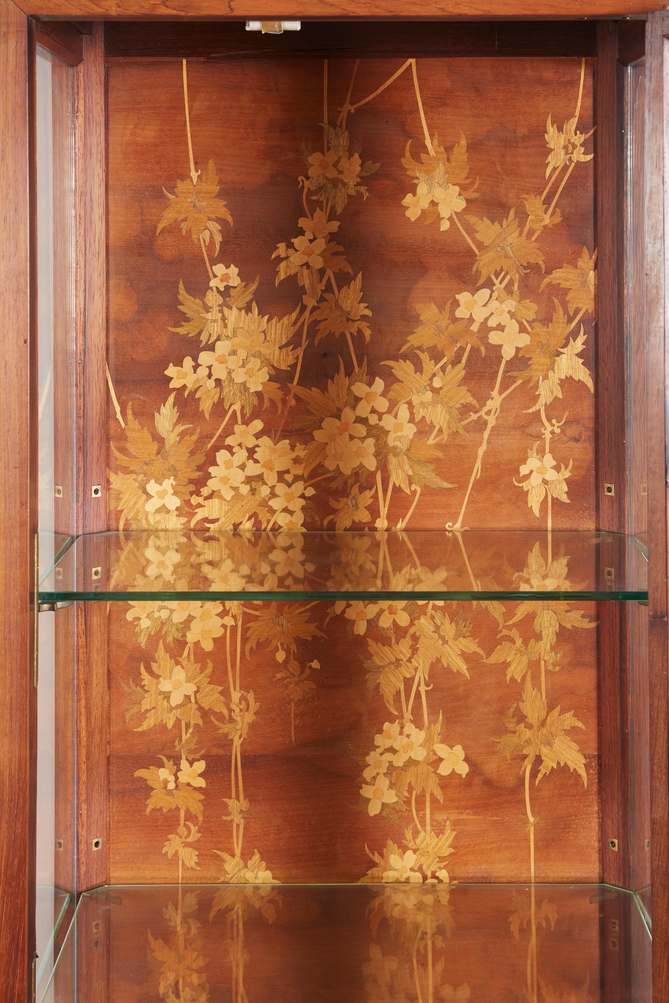 Inlay Galle Display Cabinet or Vitrine