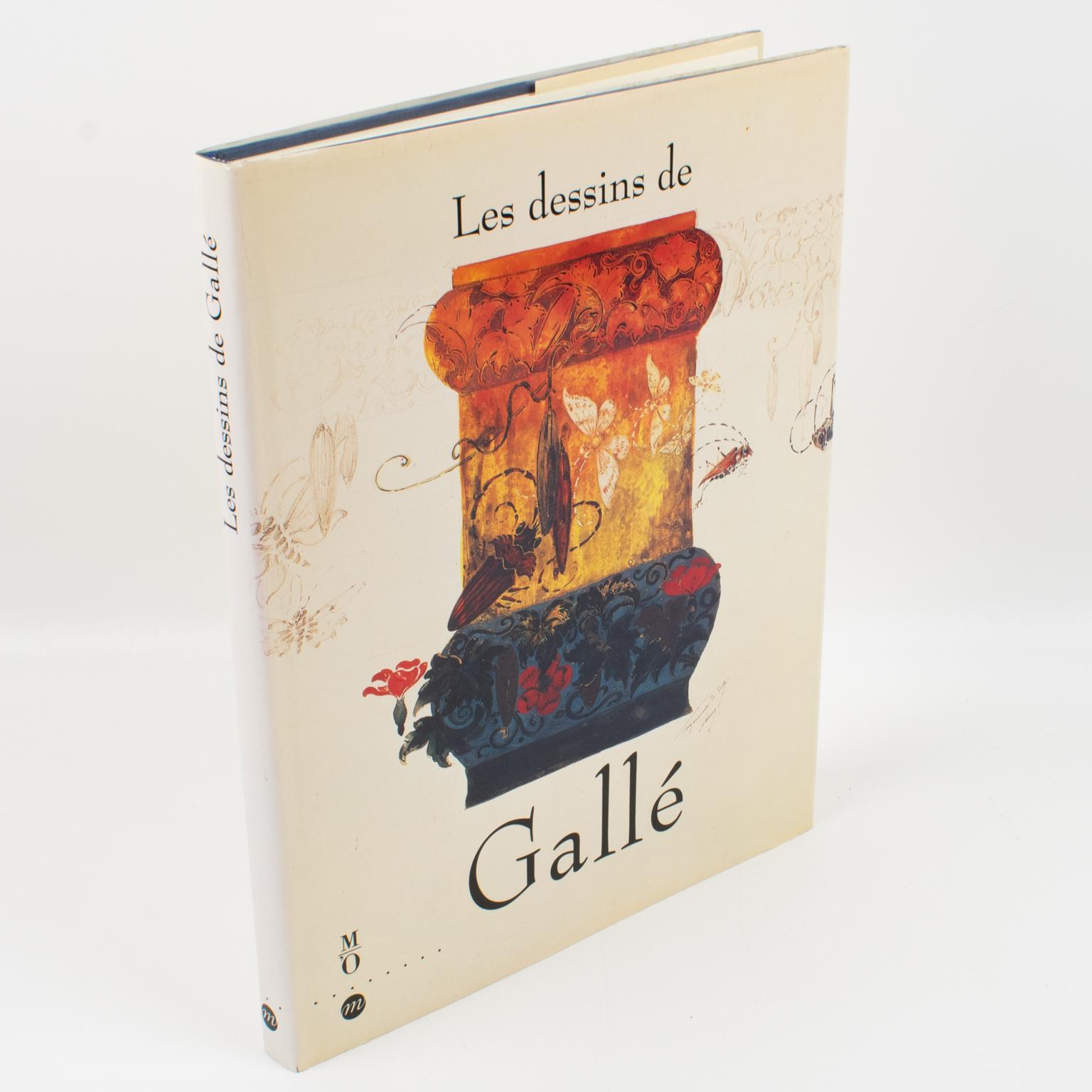 Les Dessins de Gallé, (Gallé Drawings), French Book by Philippe Thiebaut, 1993.
A selection of the most beautiful sketches, studies, and models intended for Gallé's performers bequeathed by Emile Gallé's grandson to the Musée d Orsay in Paris.
This