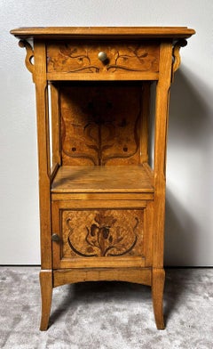 Gallé Émile French Art Nouveau Nightstand