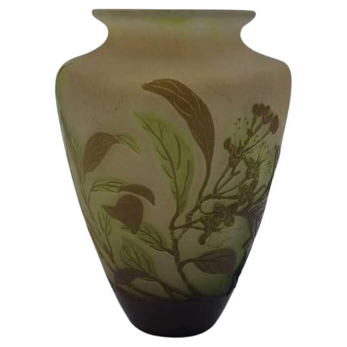 Galle glass Art Nouveau
