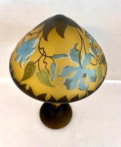 Galle Acid Etched Glass Table Lamp