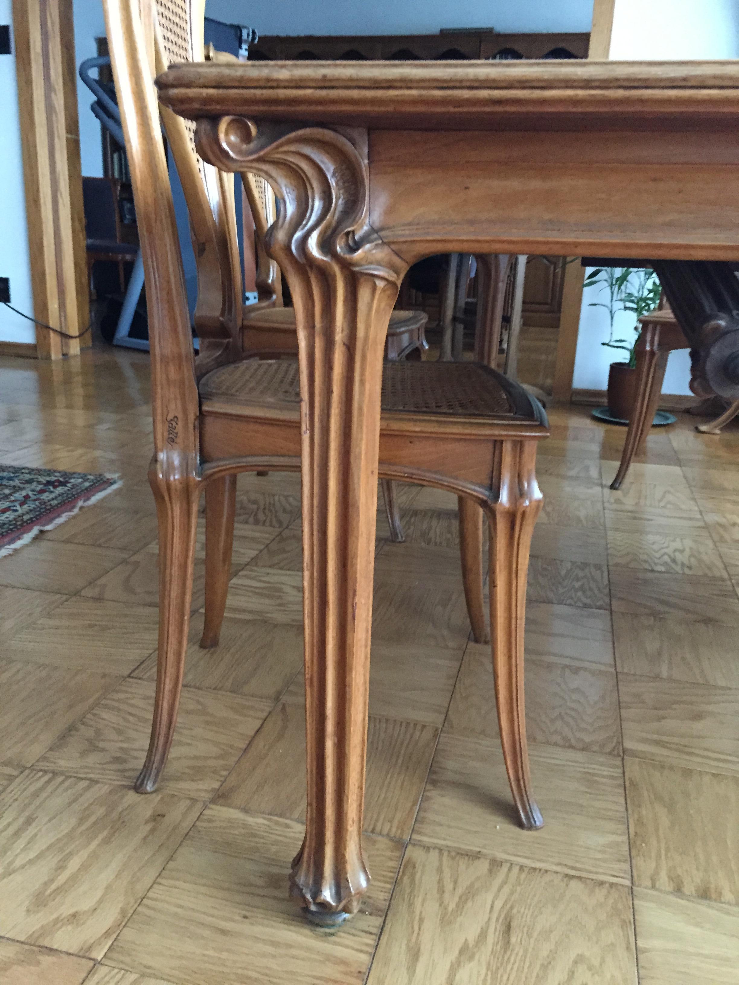 Grande table de salle à manger Galle en vente 9