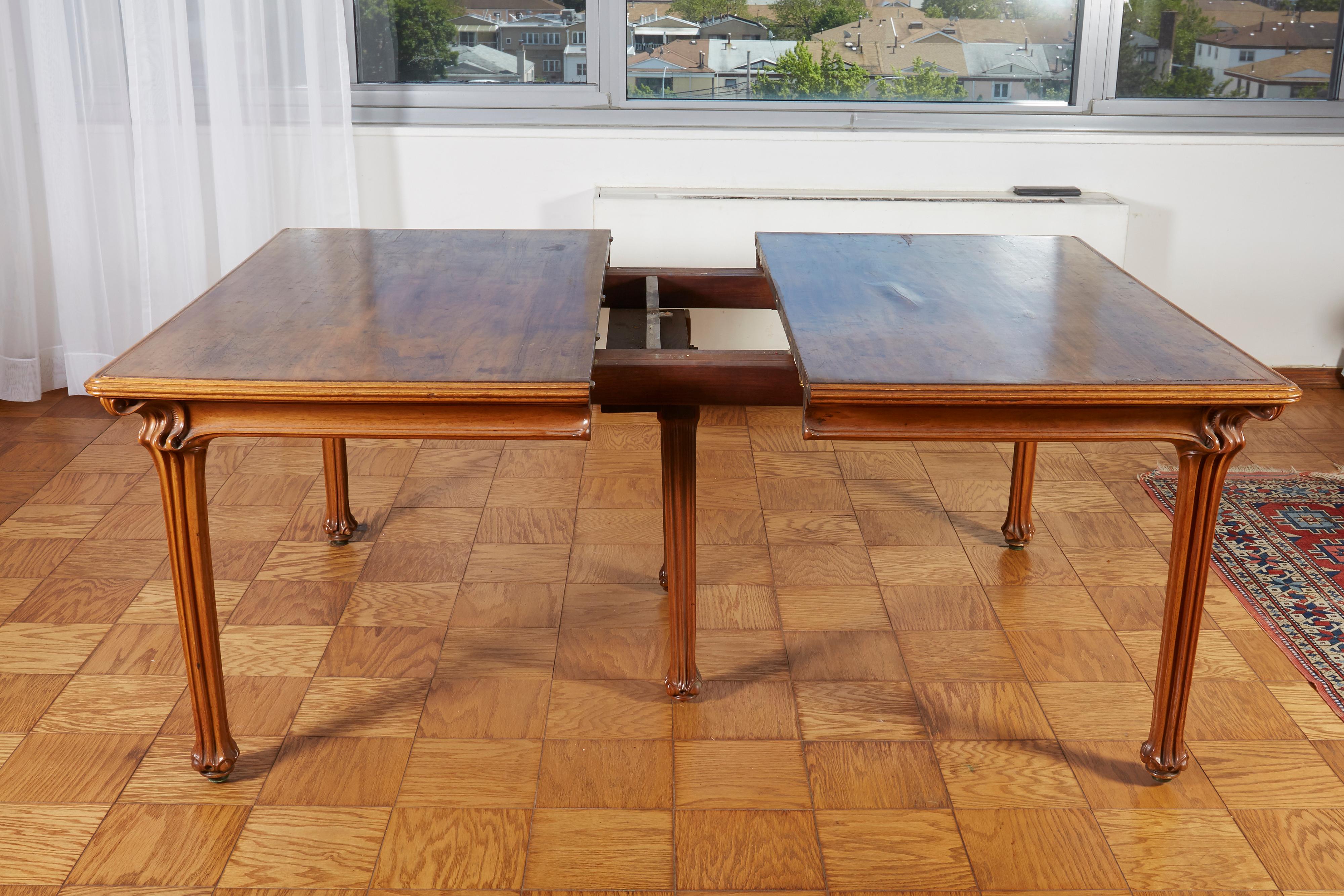 French Galle Large Dining Room Table For Sale