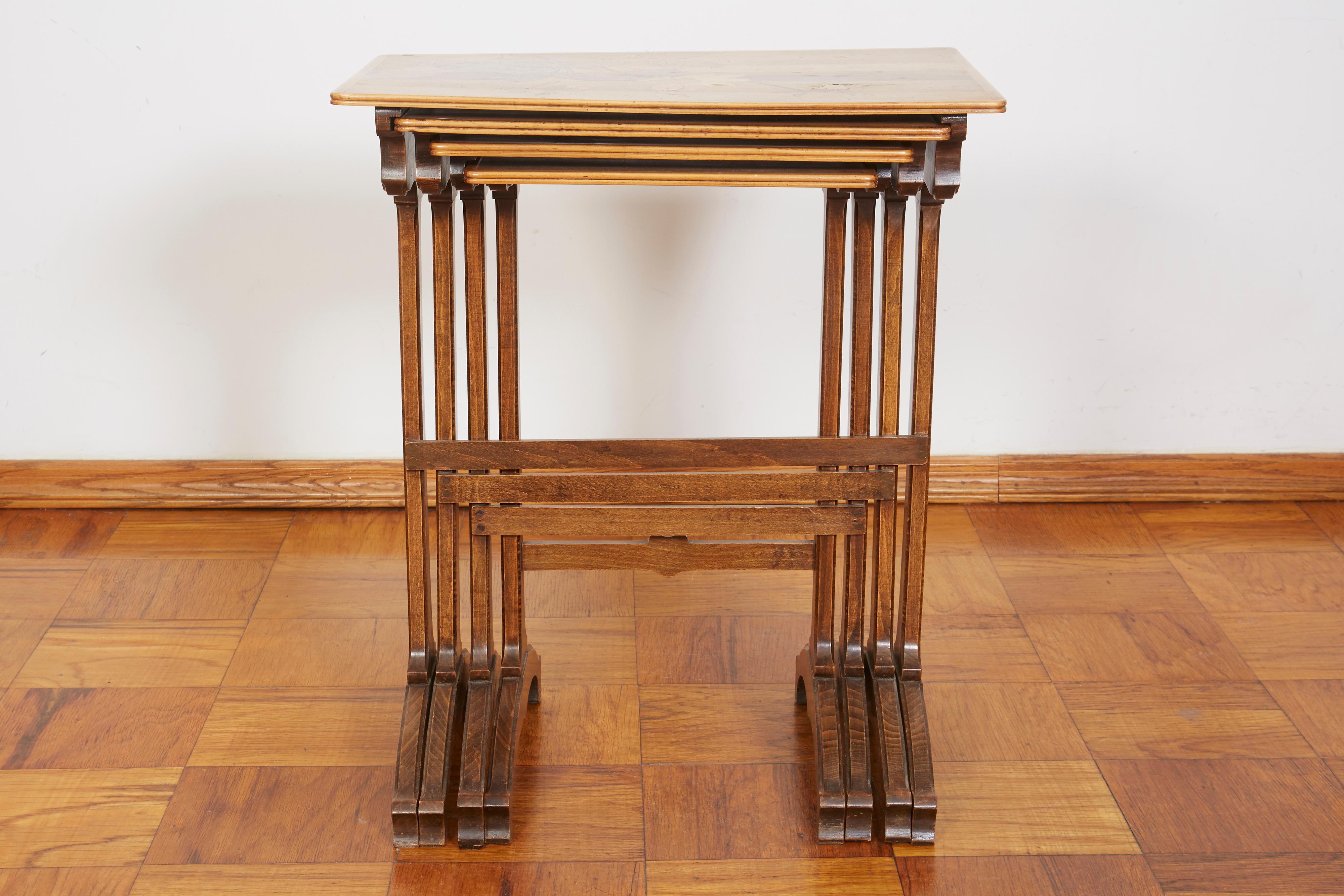 Galle Set of Four Nesting Tables 3