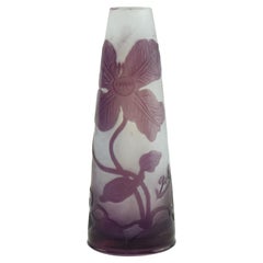 Galle small cameo glass vase C1920