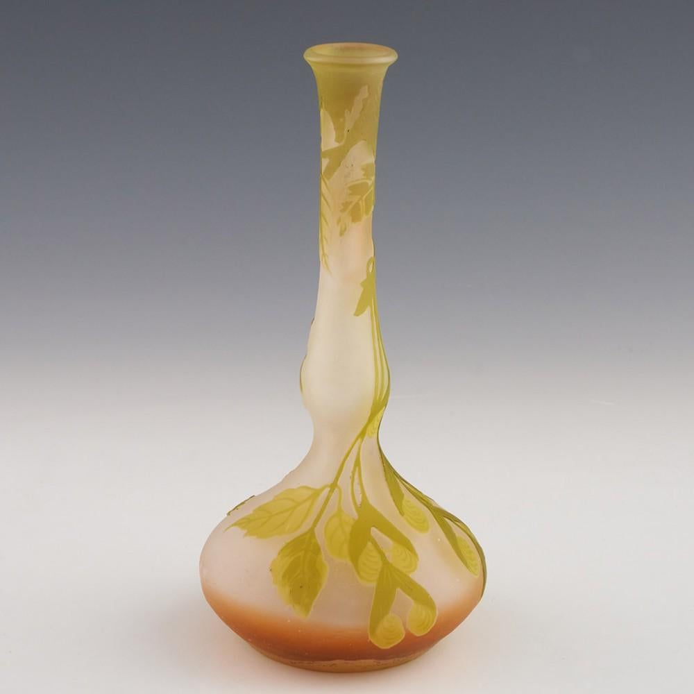 Art Nouveau Galle Solifleur Cameo Vase 1904-06