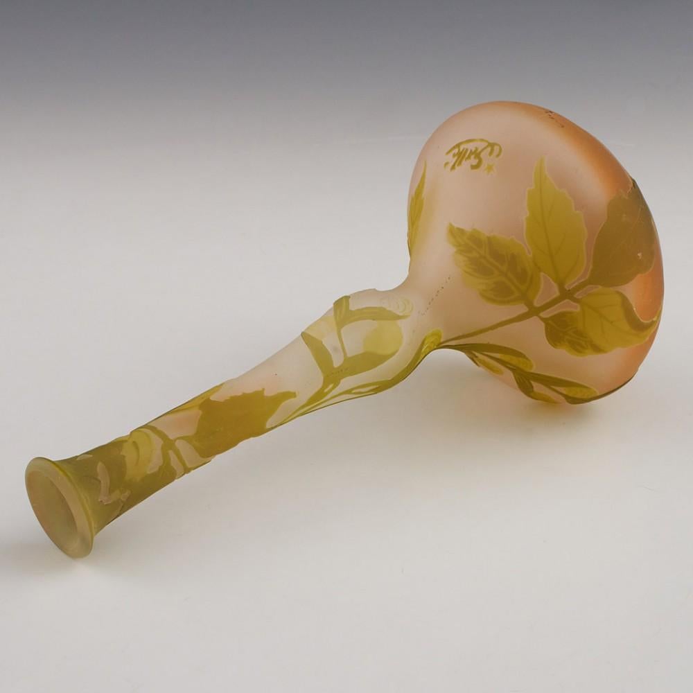 Early 20th Century Galle Solifleur Cameo Vase 1904-06