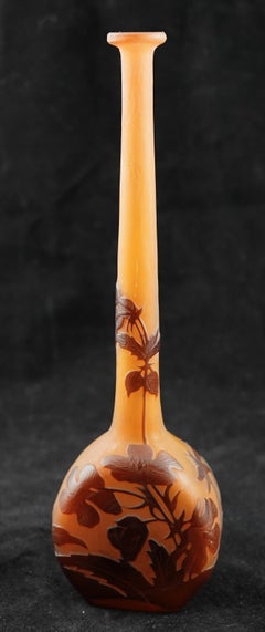 Galle Soliflore Cameo Glass Vase