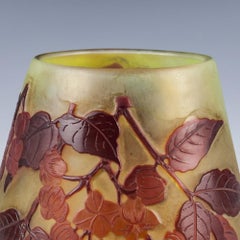 Galle Three-Colour Cameo Cherry Blossom Vase