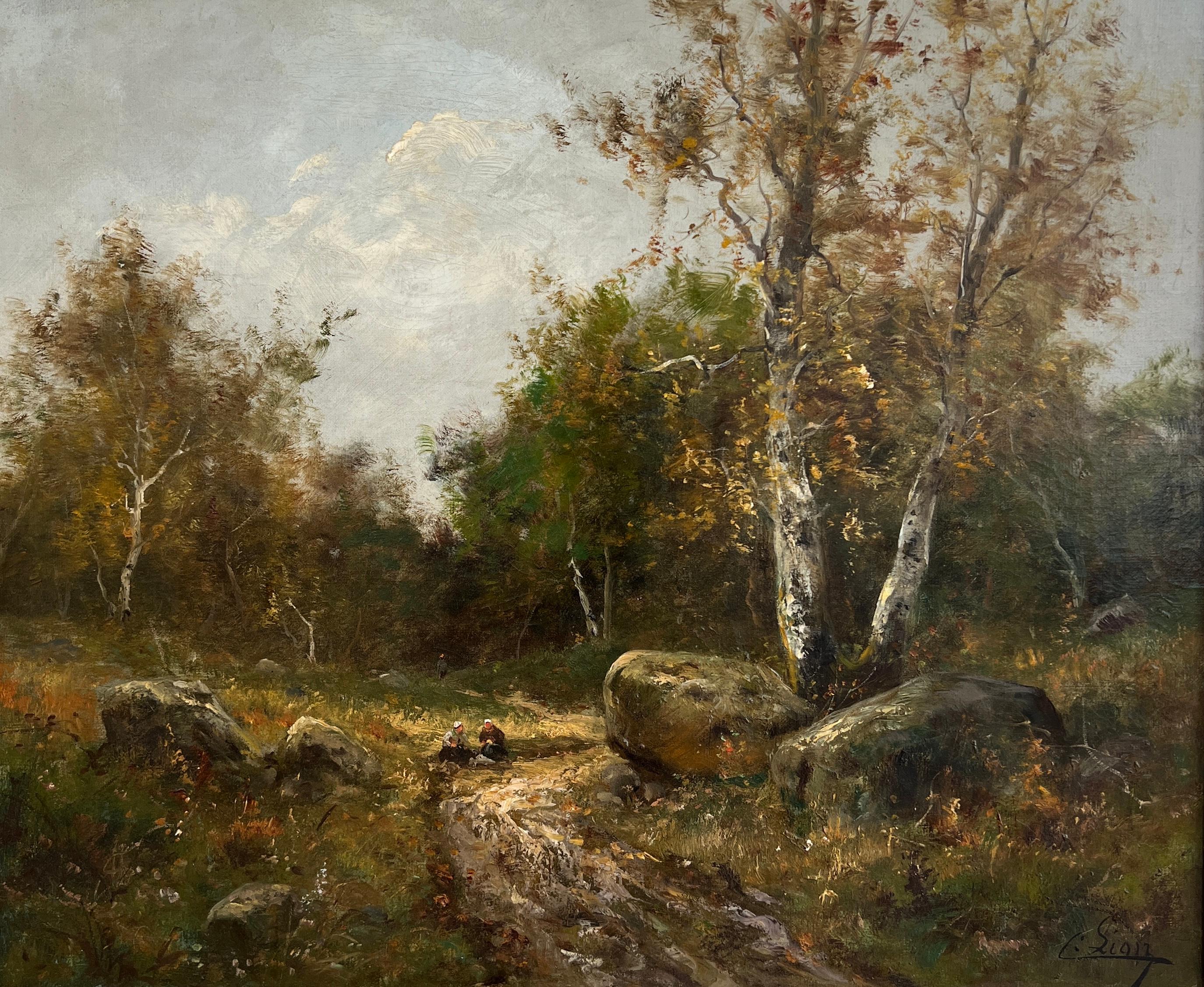 Washerwomen at the river