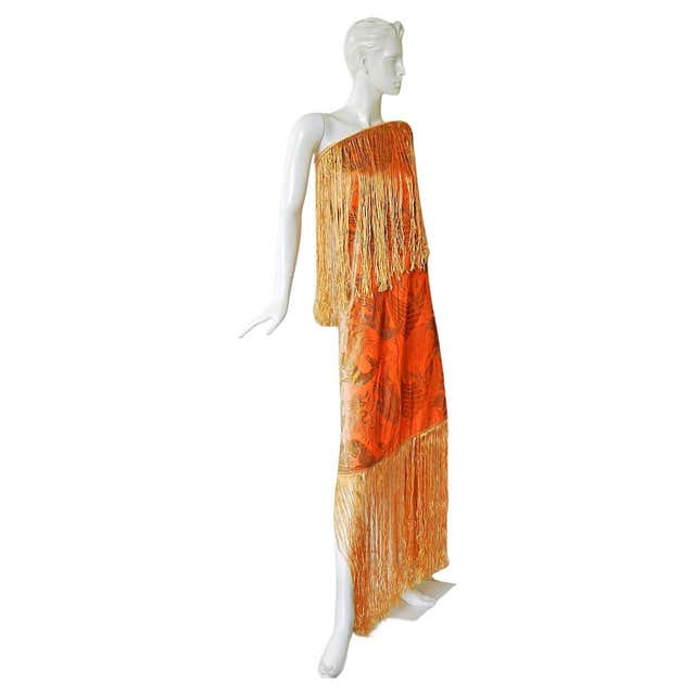 Fortuny Large Art Deco Velvet Wall Hanging w/ Provenance For Sale at ...