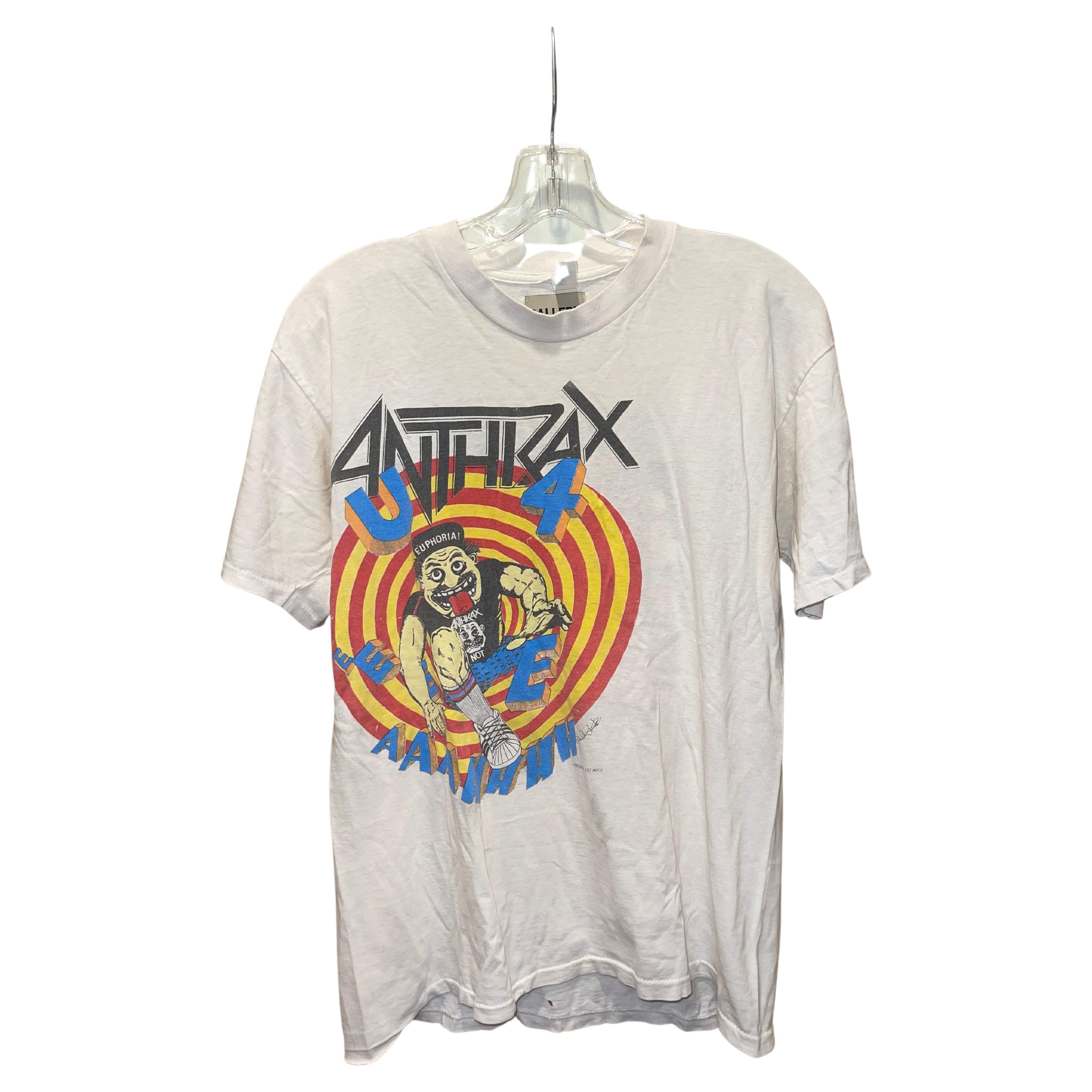 Galerie-Abteilung. ANTHRAX Band-Tee, Vintage im Angebot