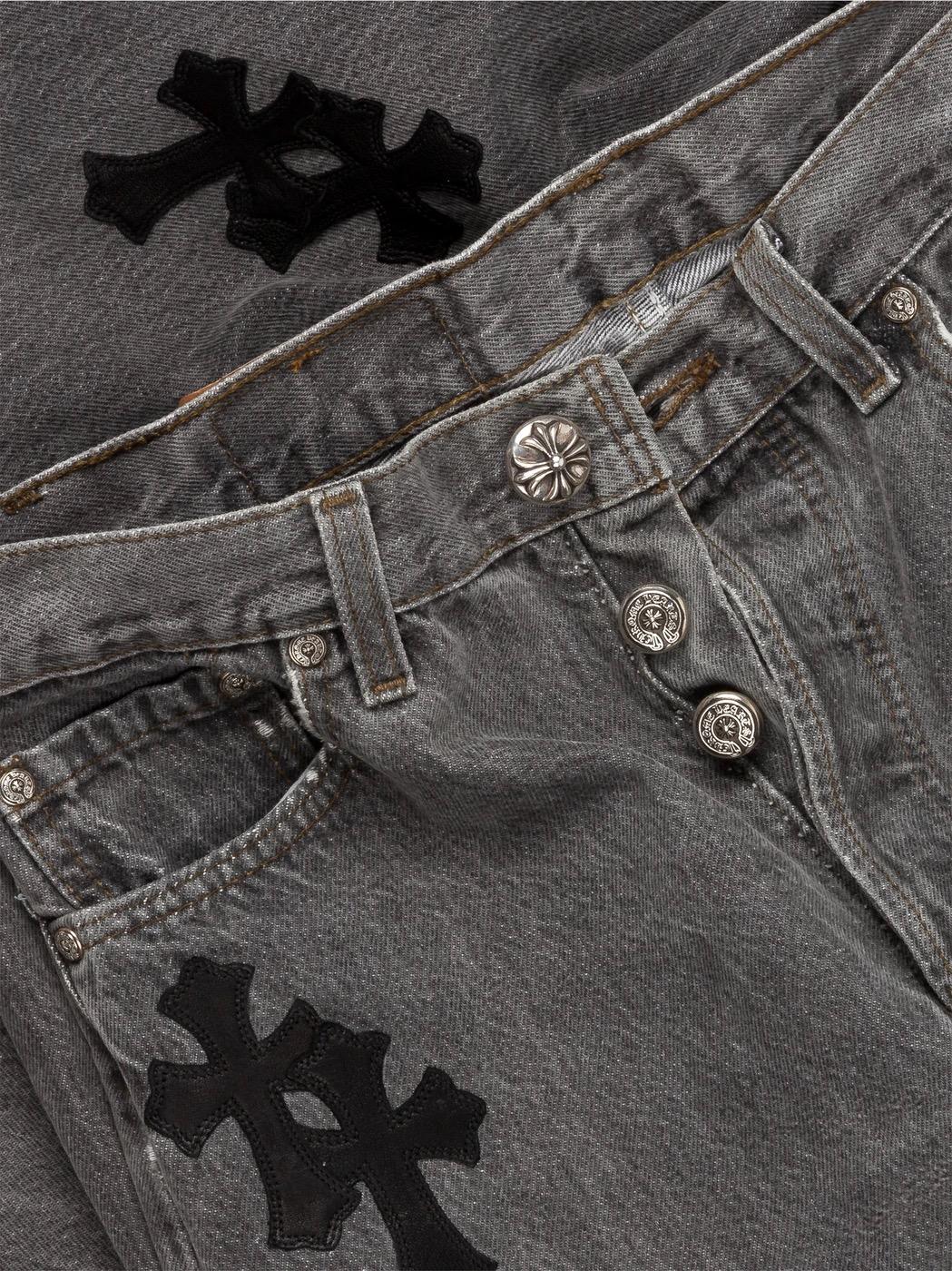 issey miyake jeans with the chrome hearts