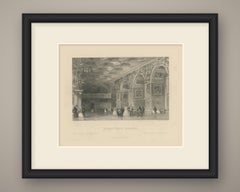 Gallery of Henry II, Fontainebleau, Steel Engraving after Thomas Allom, c. 1845
