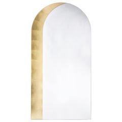 Wandspiegel „Gallery S“ mit Metalloberfläche in Goldblatt-Optik von Deknudt Mirrors