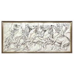 Wandbild Klassische Reiter in Galeriegröße gerahmt Wandtafel
