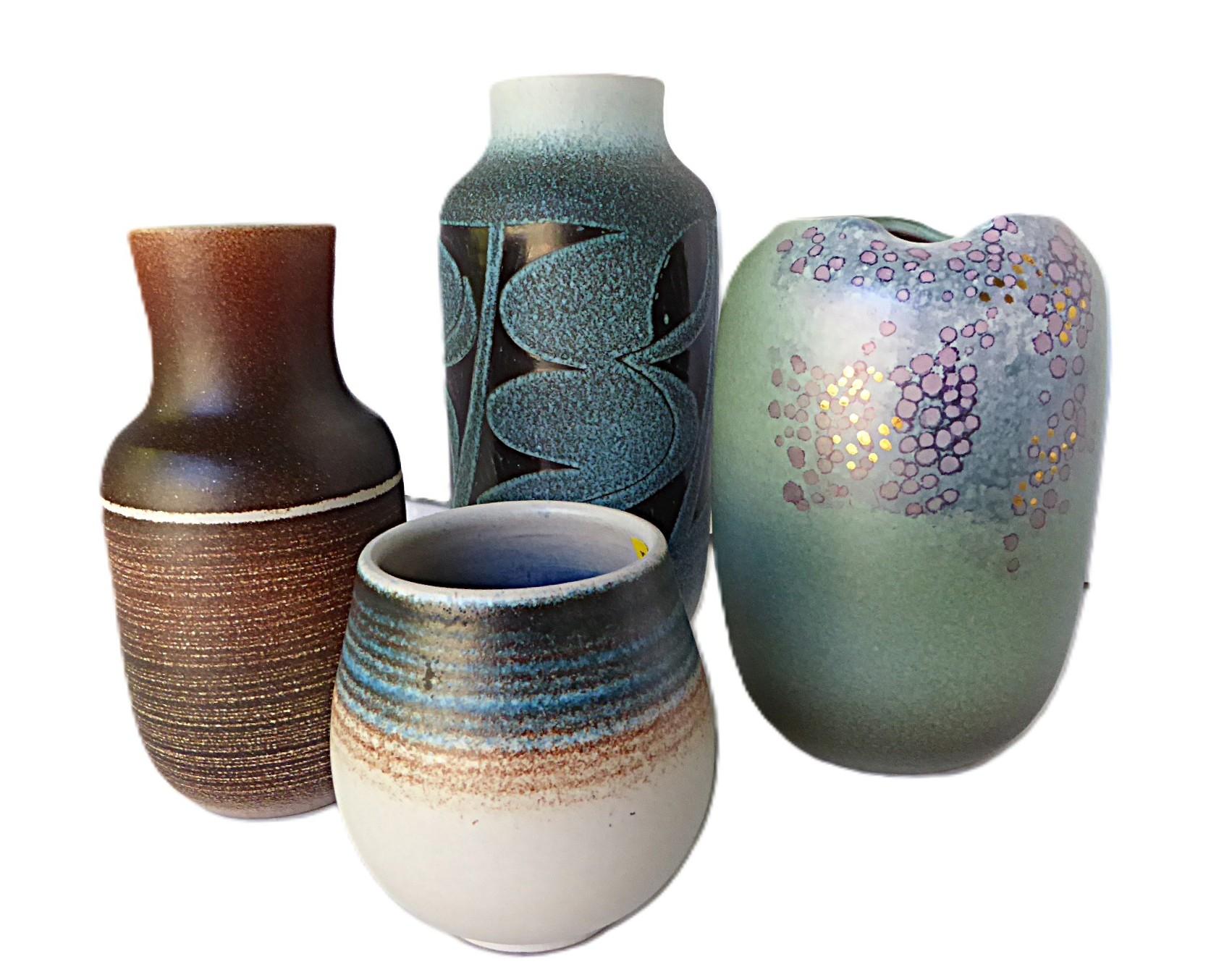 Vase en céramique moderne à bord pincé Serra, Josep Serra, Espagne, 1970 3