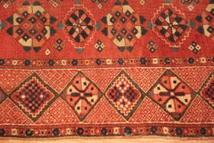 Antique Afghan Bashir Rug. 6 ft 7 in x 15 ft 9 in