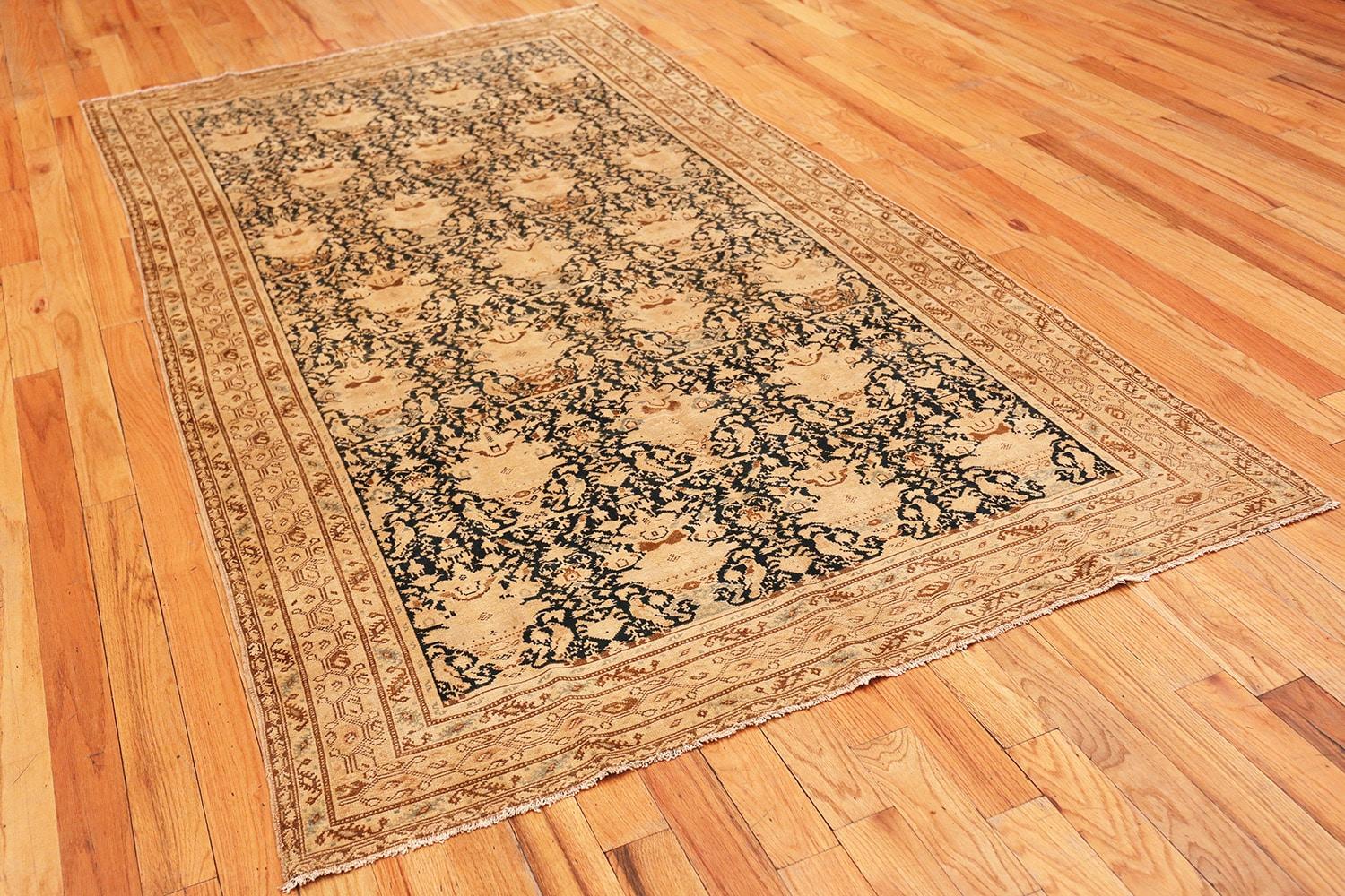 Wool Gallery Size Antique Tribal Persian Malayer Rug. Size: 5 ft x 9 ft 9 in