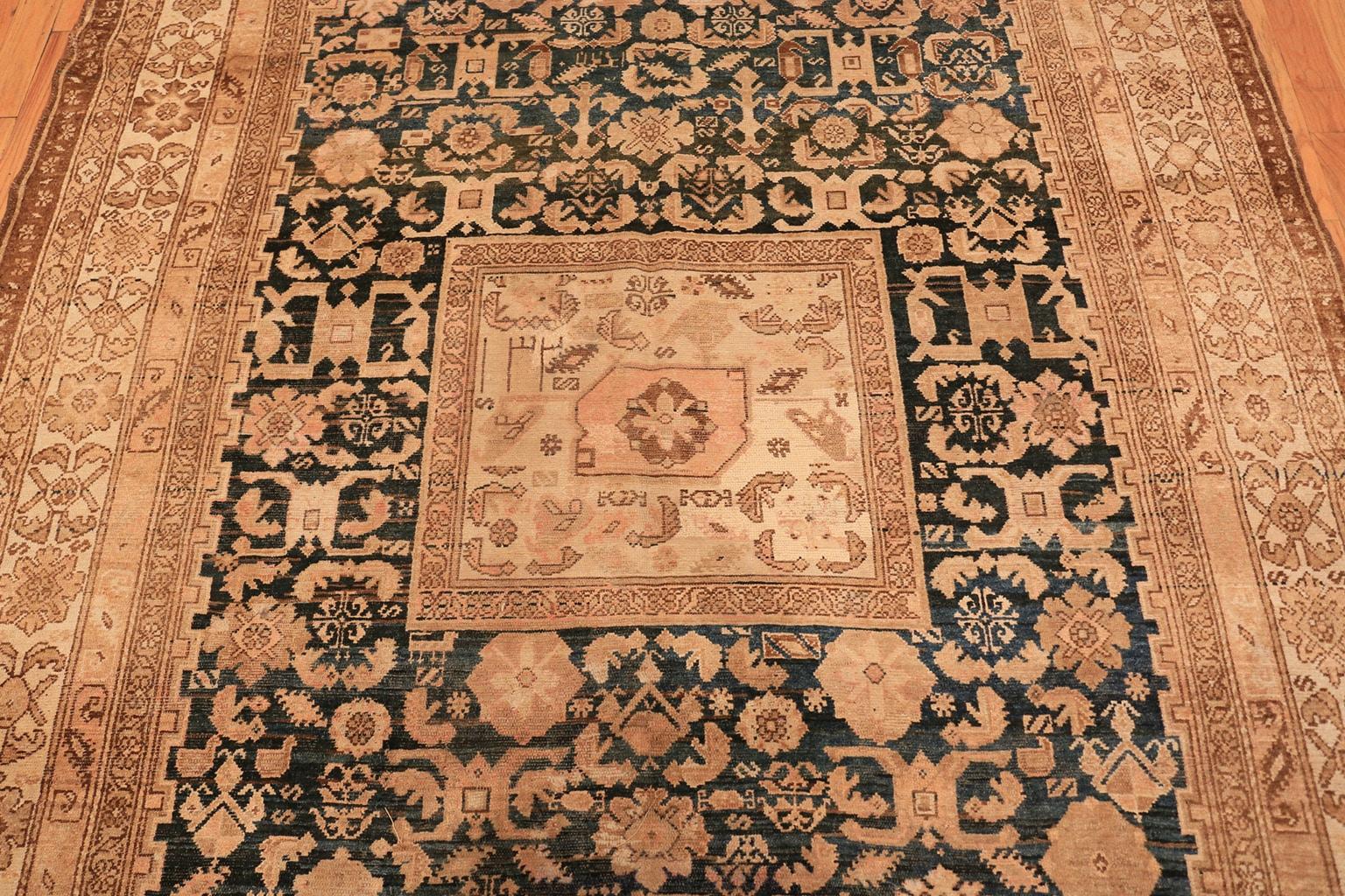 20th Century Antique Tribal Persian Malayer Rug. Size: 7 ft x 15 ft 7 in For Sale