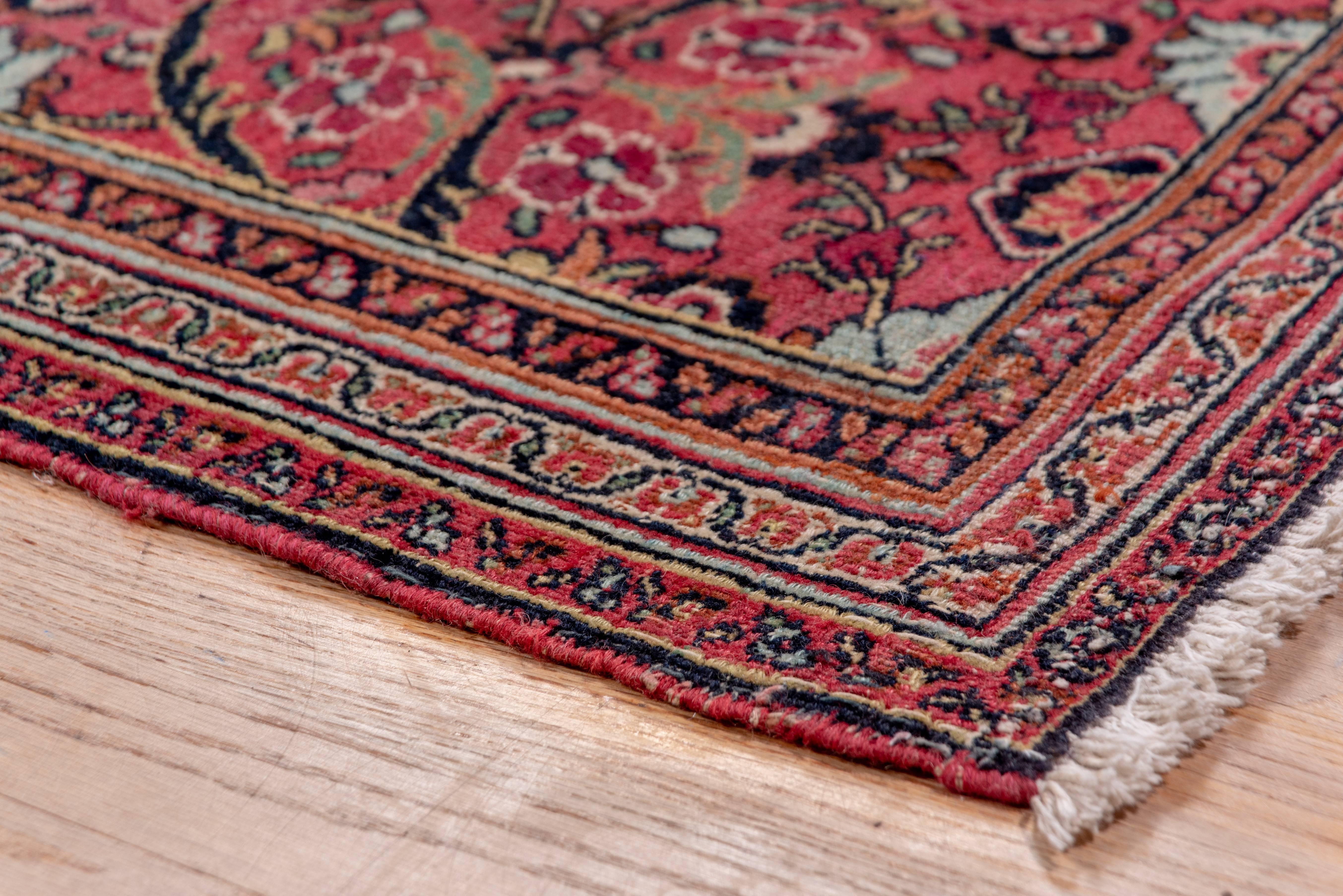 Persian Antique Khorassan Carpet, Red Field For Sale 4