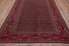 Persian Antique Khorassan Carpet, Red Field